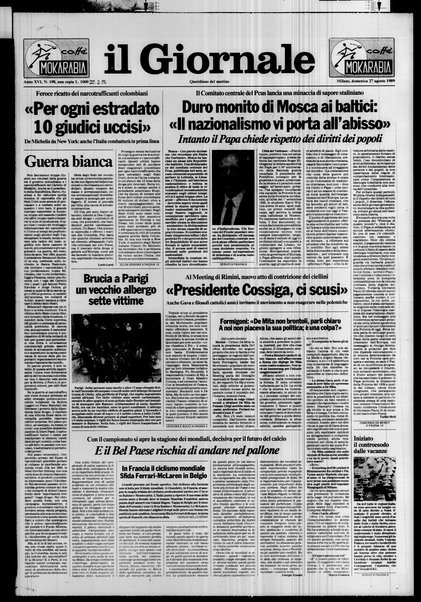 Il giornale : quotidiano del mattino